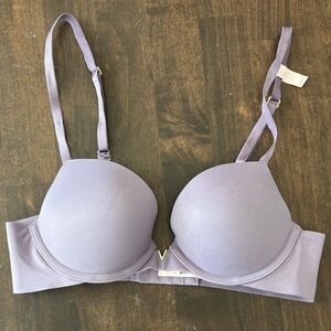 Victoria's Secret Light Purple Cloud Love Push Up bra sz 32B